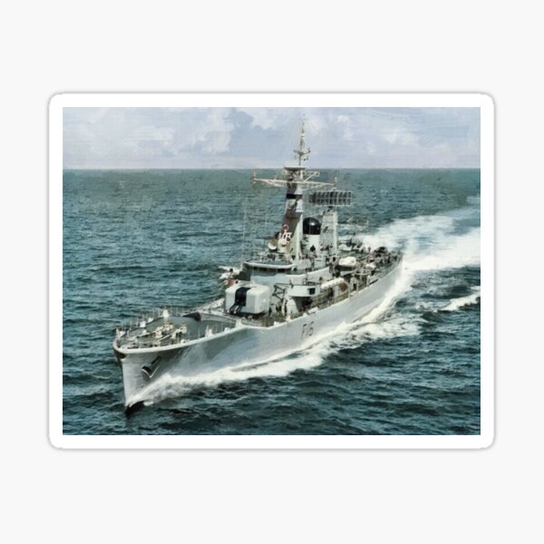 HMS Diomede F16 oil1 Sticker
