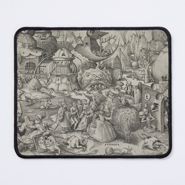 Item preview, Pride allegory etching medieval art designed and sold by Vintage Designs +.