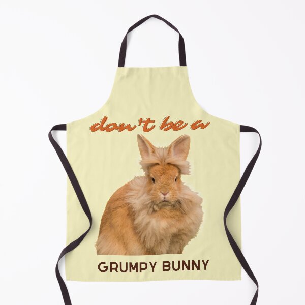 Item preview, Don't Be A Grumpy Bunny - Rabbit t shirt designed and sold by Leslie Hasty.
