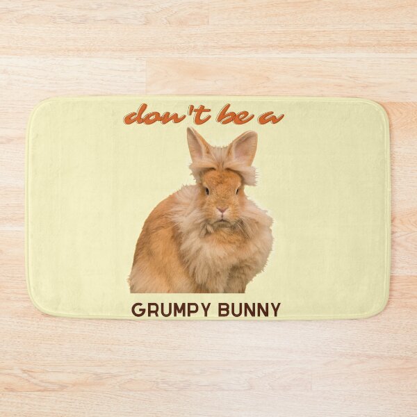 Item preview, Don't Be A Grumpy Bunny - Rabbit t shirt designed and sold by Leslie Hasty.