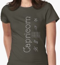 Camiseta entallada para mujer Capricorn/Saturn Talisman