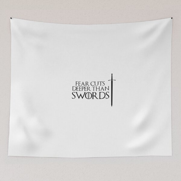 Item preview, Fear Cuts Deeper Than Swords designed and sold by emzimerch1.