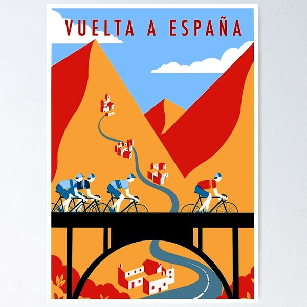 Artikel-Vorschau von VUELTA A ESPANA: Vintage Fahrradrenndruck, designt und verkauft von posterbobs.