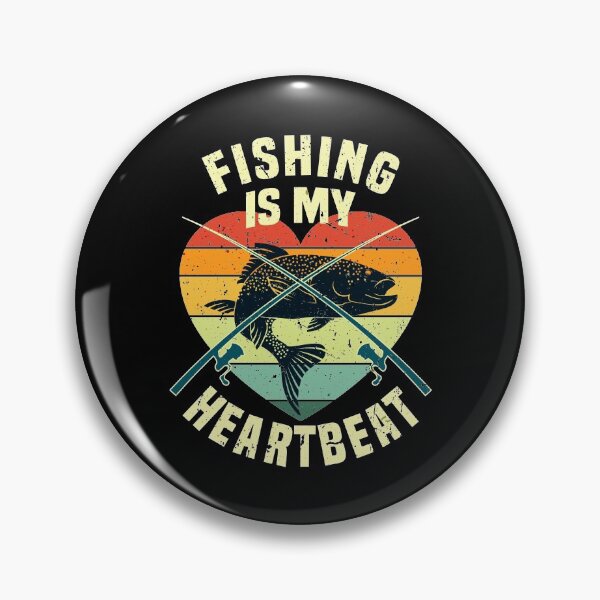Item preview, Fishing Is My Heartbeat designed and sold by SUNarea.