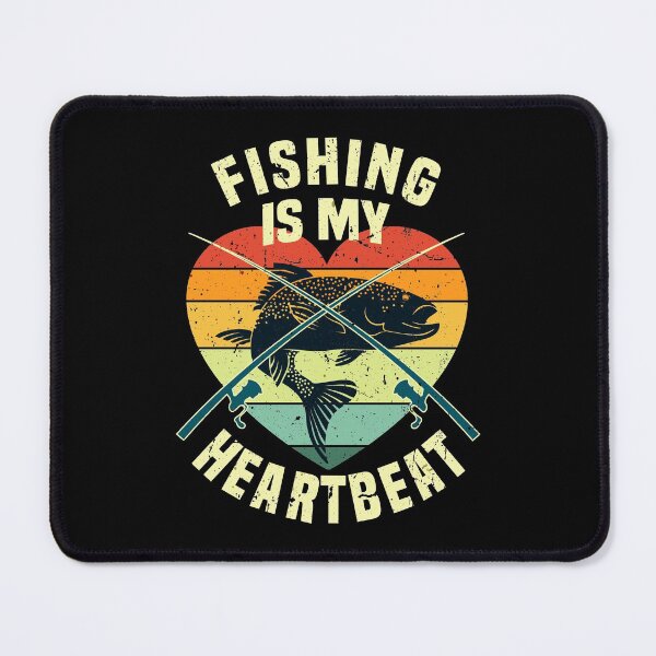 Item preview, Fishing Is My Heartbeat designed and sold by SUNarea.