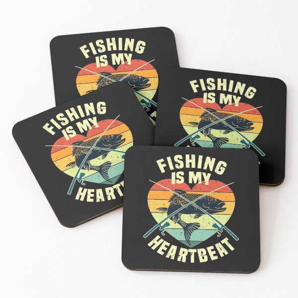 Item preview, Fishing Is My Heartbeat designed and sold by SUNarea.