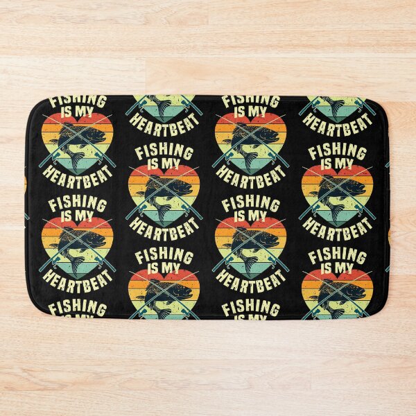 Item preview, Fishing Is My Heartbeat designed and sold by SUNarea.