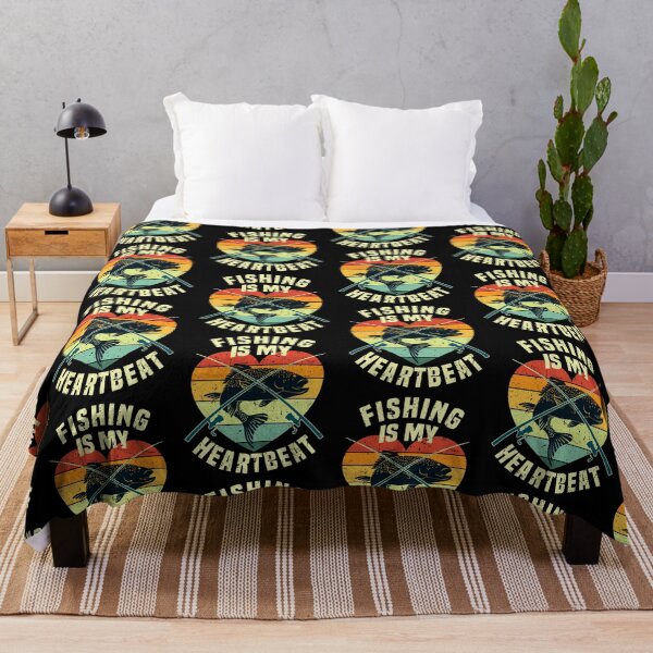Item preview, Fishing Is My Heartbeat designed and sold by SUNarea.
