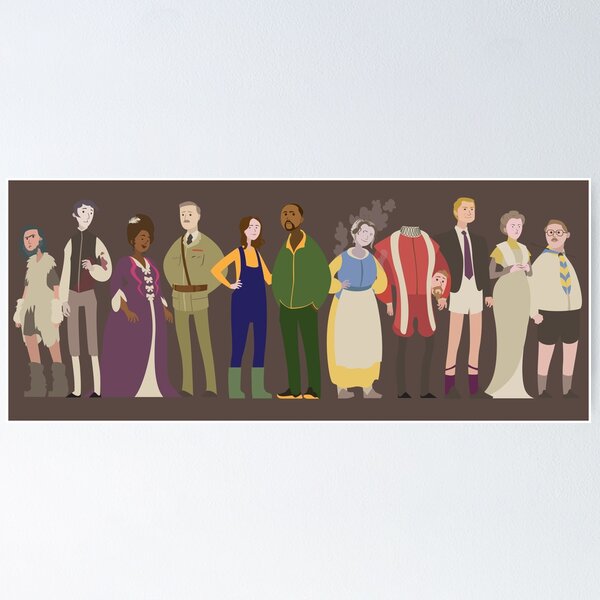 Ghosts (grey background) Poster