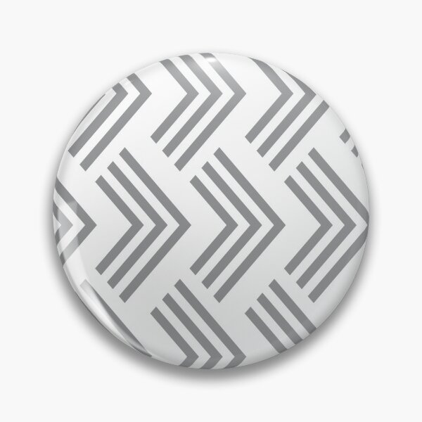 Item preview, Gray and White Chevron Rhombus Arrow Pattern 2022 Trending Color - Hue - Shade - Colour Pantone Ultimate Gray 17-5104 designed and sold by ColorOfTheYears.