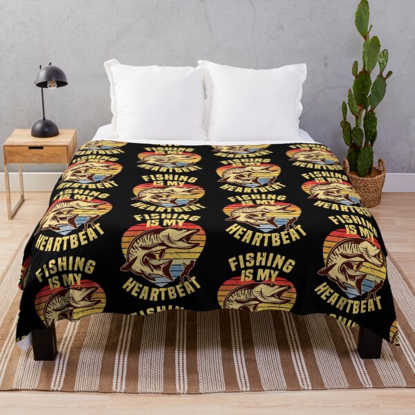 Item preview, Fishing Is My Heartbeat designed and sold by SUNarea.