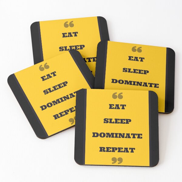 Item preview, Eat Sleep Dominate Repeat designed and sold by Pawn Shop JB.