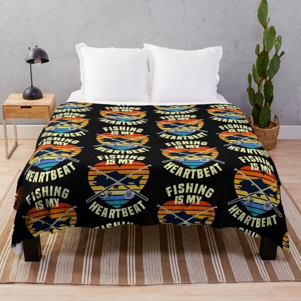 Item preview, Fishing Is My Heartbeat designed and sold by SUNarea.