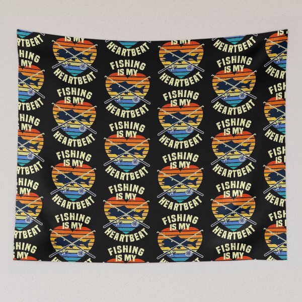 Item preview, Fishing Is My Heartbeat designed and sold by SUNarea.