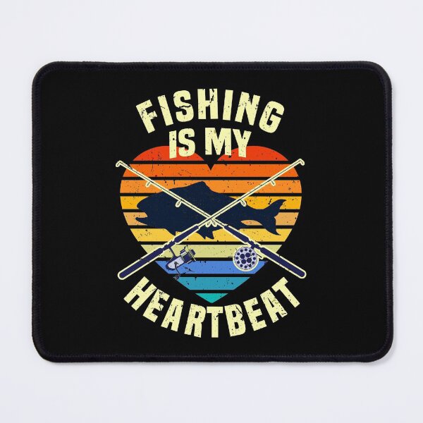 Item preview, Fishing Is My Heartbeat designed and sold by SUNarea.