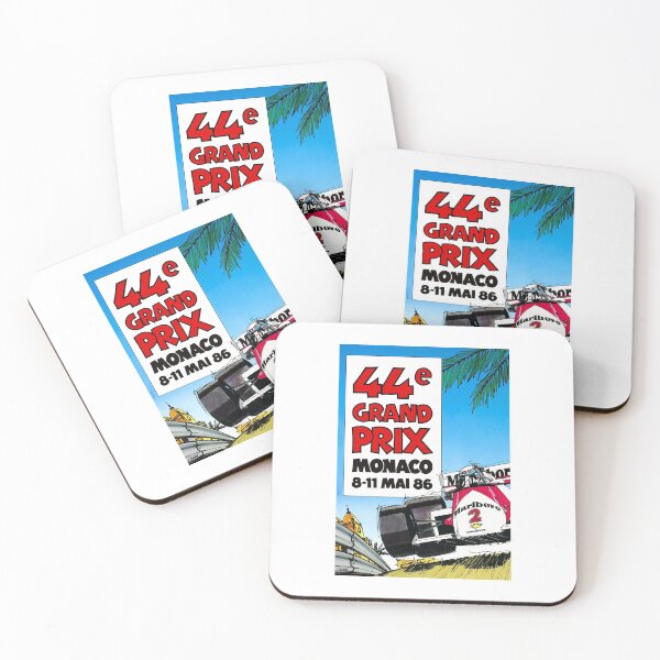 Item preview, 1986 MONACO Grand Prix Racing Poster designed and sold by retrographics.