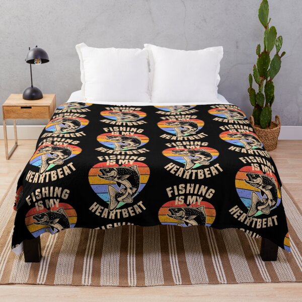 Item preview, Fishing Is My Heartbeat designed and sold by SUNarea.