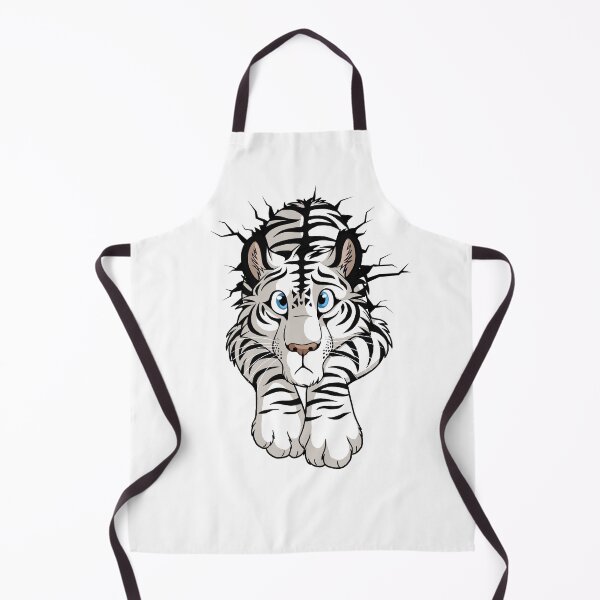 Item preview, STUCK White Tiger (black cracks) designed and sold by The Art of TaniDaReal.