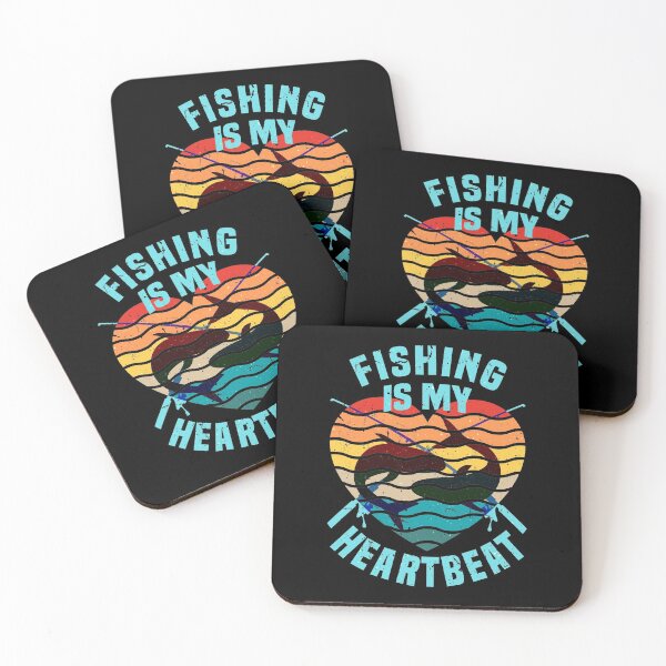 Item preview, Fishing Is My Heartbeat designed and sold by SUNarea.