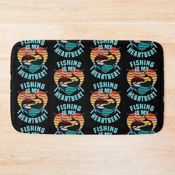 Item preview, Fishing Is My Heartbeat designed and sold by SUNarea.