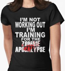 Training For The Zombie Apocalypse Women's Fitted T-Shirt
