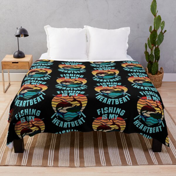 Item preview, Fishing Is My Heartbeat designed and sold by SUNarea.