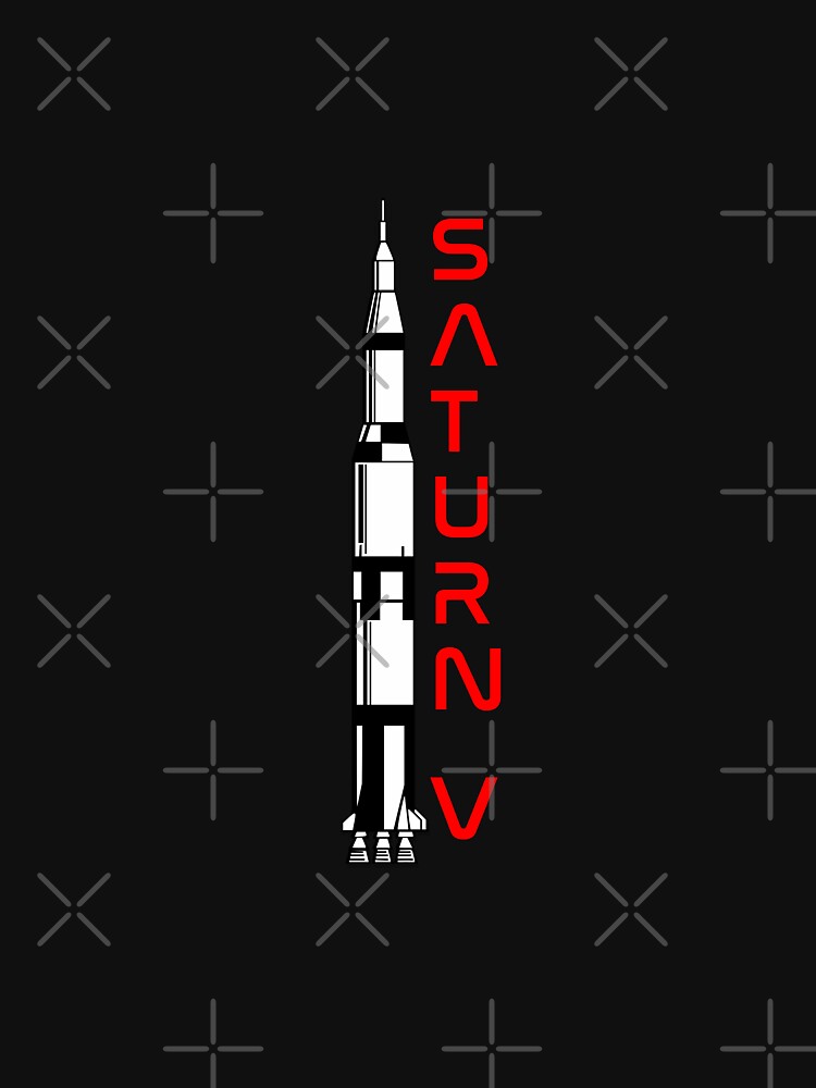 saturn v rocket t shirt