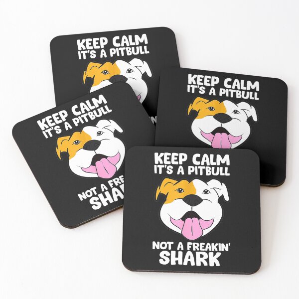 Item preview, Keep Calm Its A Pitbull Not A Freakin Shark designed and sold by wowart4u.