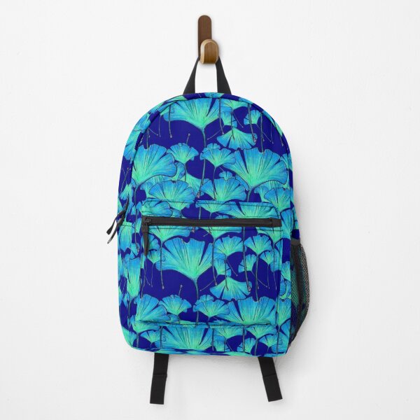 Item preview, gingko leaf navy pattern designed and sold by AnnaBaldon.