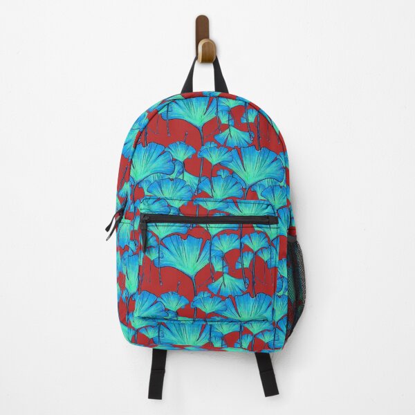 Item preview, gingko leaf firebrick red pattern designed and sold by AnnaBaldon.