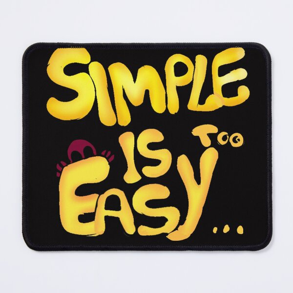 Item preview, Simple is too easy designed and sold by creativelittleo.