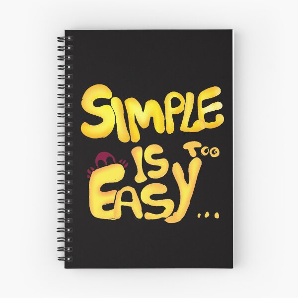 Item preview, Simple is too easy designed and sold by creativelittleo.