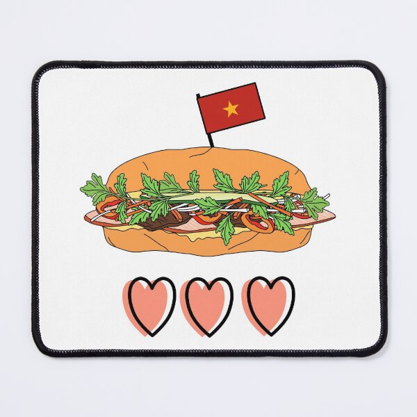 Item preview, Love Vietnamese Sandwich Banh Mi designed and sold by Lulupainting.
