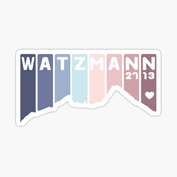 Watzmann 2713 Berchtesgaden Bayern Sticker