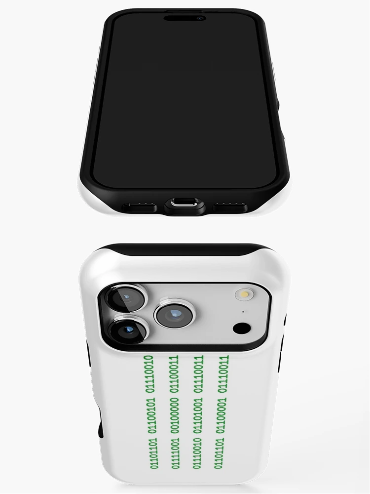 Thumbnail 3 of 4, iPhone Case, Merry Christmas binary code designed and sold by bravoalpha.