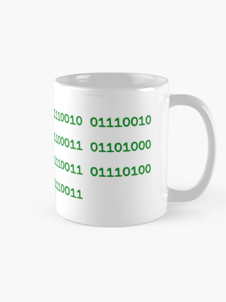 Thumbnail 3 of 6, Coffee Mug, Merry Christmas binary code designed and sold by bravoalpha.