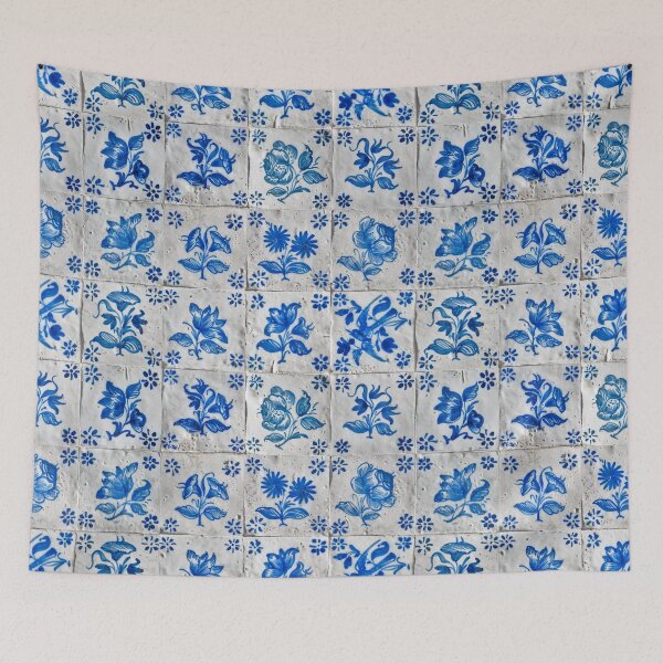 Item preview, Antique Floral Portuguese Azulejo designed and sold by AngeloDeVal.