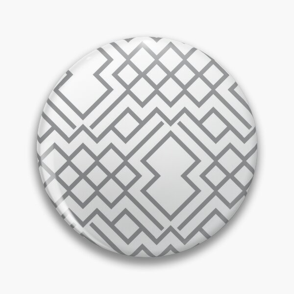 Item preview, Gray and White Abstract Geometric Shape Pattern 2022 Trending Color - Hue - Shade - Colour Pantone Ultimate Gray 17-5104 designed and sold by ColorOfTheYears.