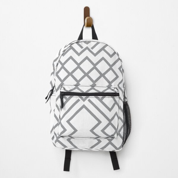 Item preview, Gray and White Abstract Geometric Shape Pattern 2022 Trending Color - Hue - Shade - Colour Pantone Ultimate Gray 17-5104 designed and sold by ColorOfTheYears.