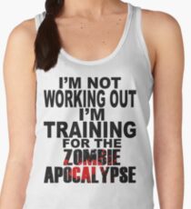 Training For The Zombie Apocalypse (dark text) Women's Tank Top
