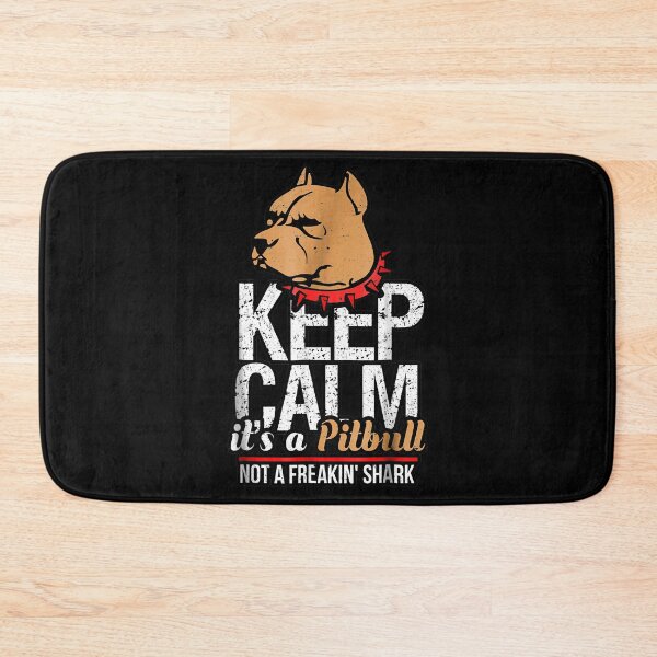 Item preview, Keep Calm Its A Pitbull Not A Freakin Shark designed and sold by wowart4u.