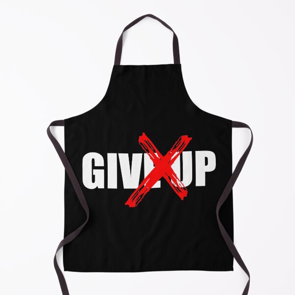 Item preview, NEVER GIVE UP (BLACK) designed and sold by AnaelDraw.