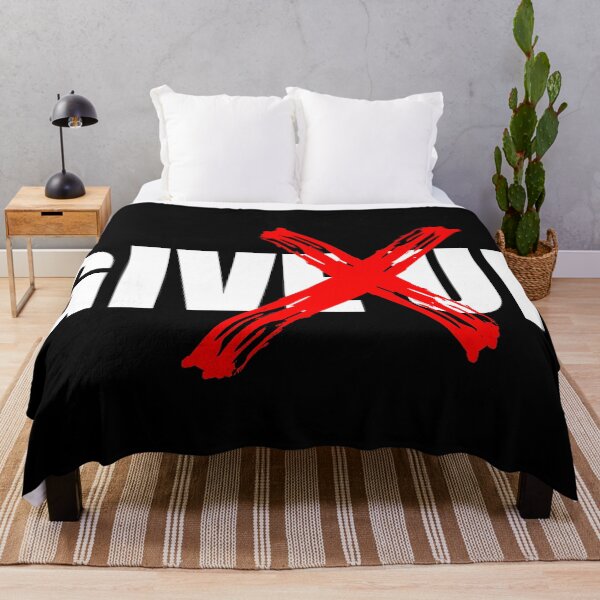 Item preview, NEVER GIVE UP (BLACK) designed and sold by AnaelDraw.