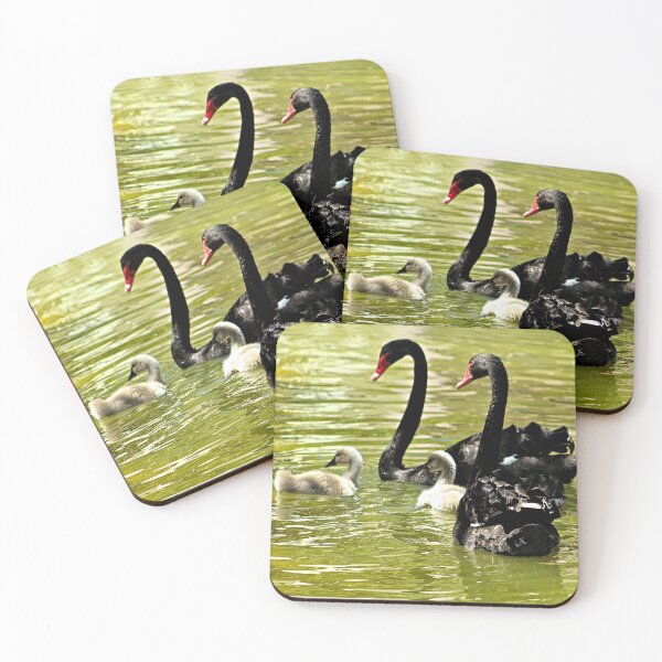 Item preview, Swans and Cygnets Black Swan Family designed and sold by Anna Lemos.