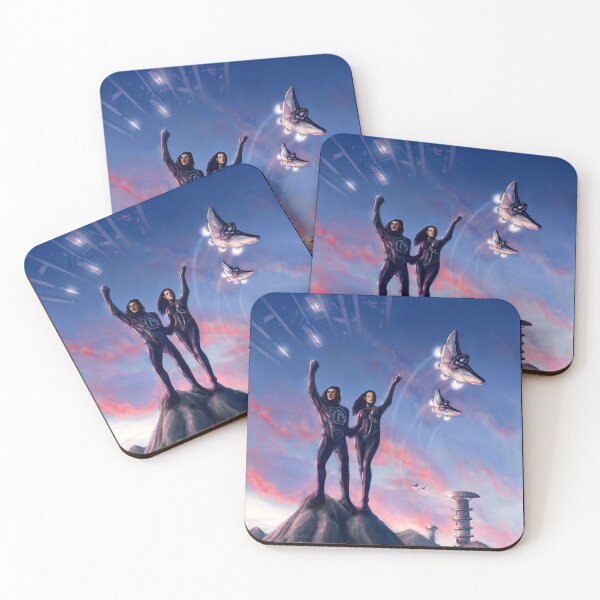 Item preview, Science Fiction Landscape, Futuristic Scene, Marching Onward designed and sold by RalphTArt.