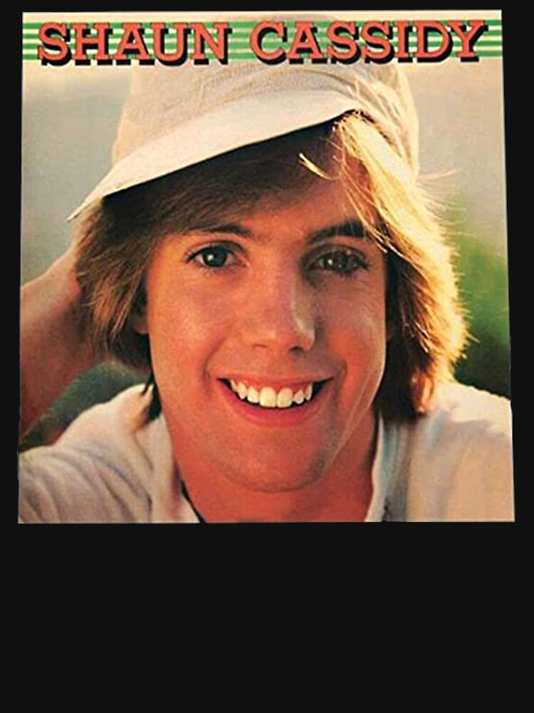 "Shaun Cassidy 70s Men's Short Sleeve Crew Neck T Shirt Summer Casual