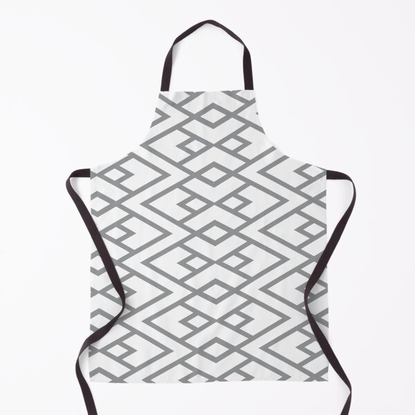 Item preview, Gray and White Diamond Shape Art Deco Pattern 2022 Trending Color - Hue - Shade - Colour Pantone Ultimate Gray 17-5104 designed and sold by ColorOfTheYears.