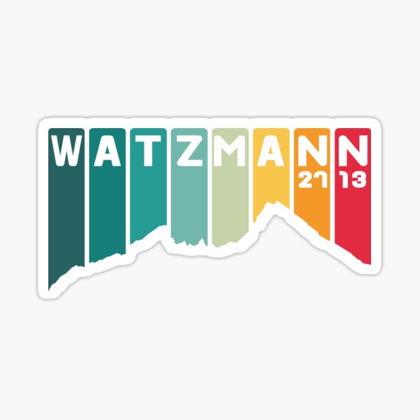 Watzmann 2713 Berchtesgaden Bayern Sticker