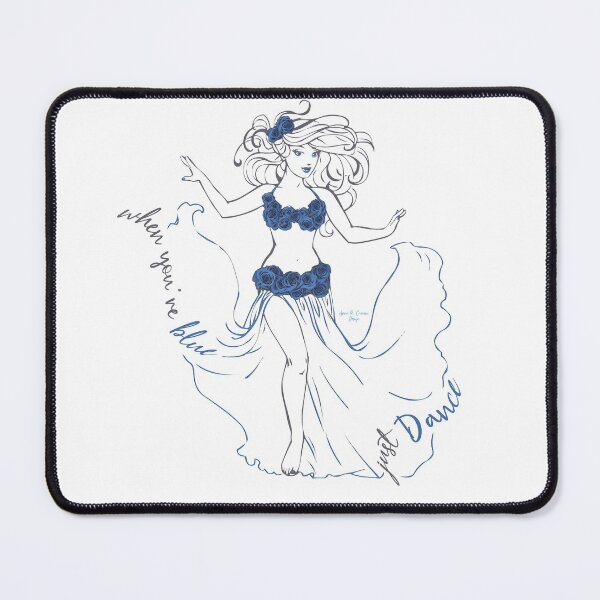 Item preview, Blue bellydancer designed and sold by Anna R. Carrino.