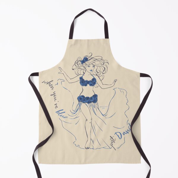 Item preview, Blue bellydancer designed and sold by Anna R. Carrino.